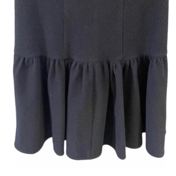 Rebecca Taylor Women's Navy Blue Off Shoulder Texture Mini Cocktail Dress 6 NWT - Picture 9 of 11